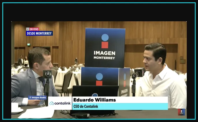 Eduardo Williams, cofundador de Contalink, en entrevista para Imagen Radio